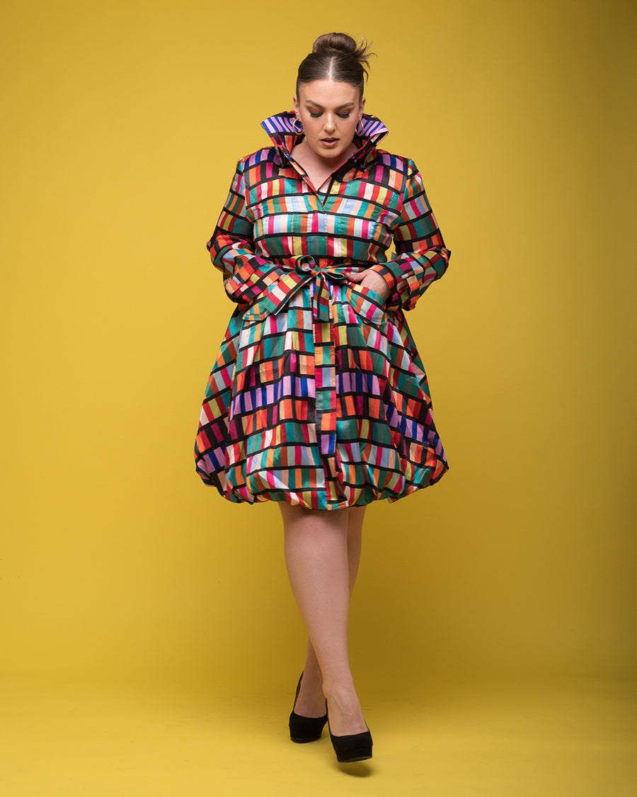 The Kaleidoscope Bubble Coat Dress