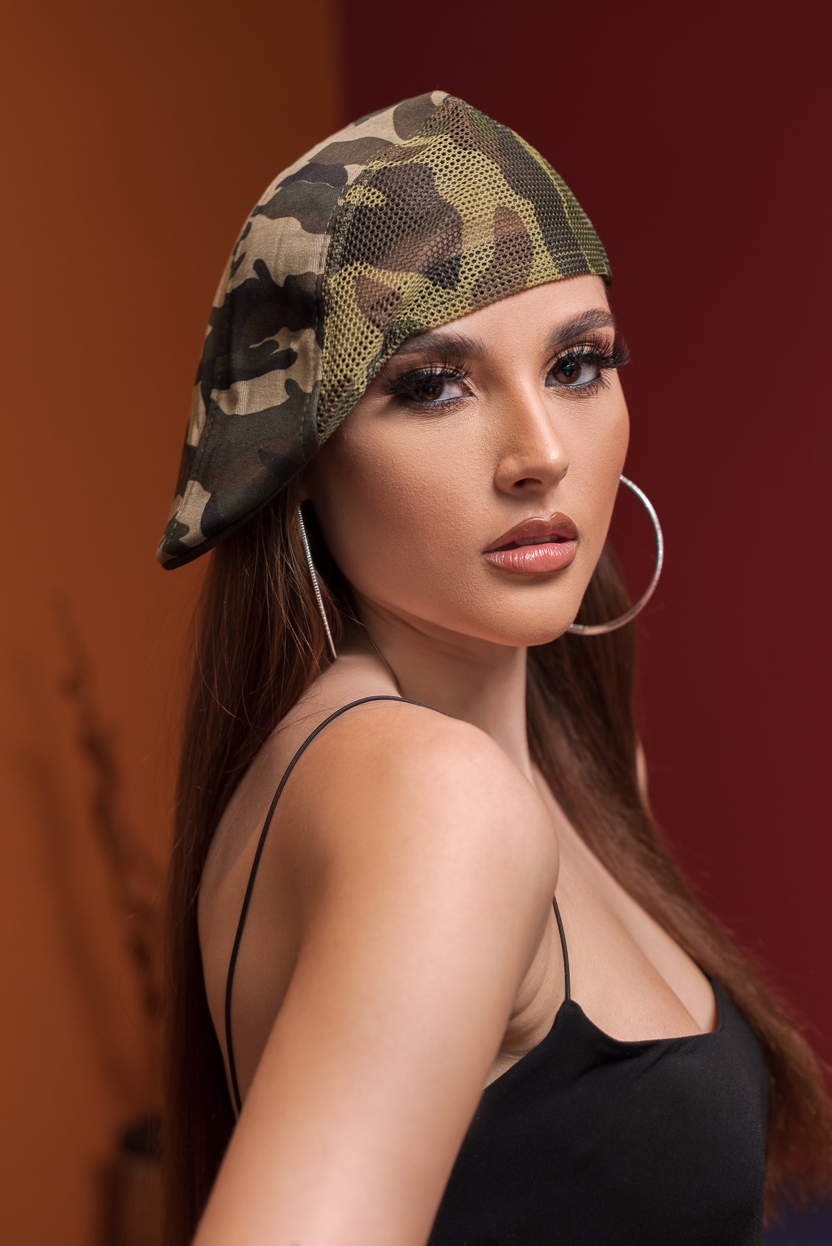 Green Camouflage Hat